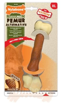 Nylabone Extreme Chew Femur - Beef Flavor Xl -Dog Supplies Sale Store 018214837435 641c6e8e84c34
