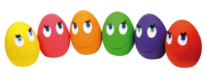 Gloria Pets Latex Toys Eggs Boat 24Uds 3 Gloria Pets Latex Toys Eggs Boat 24Uds