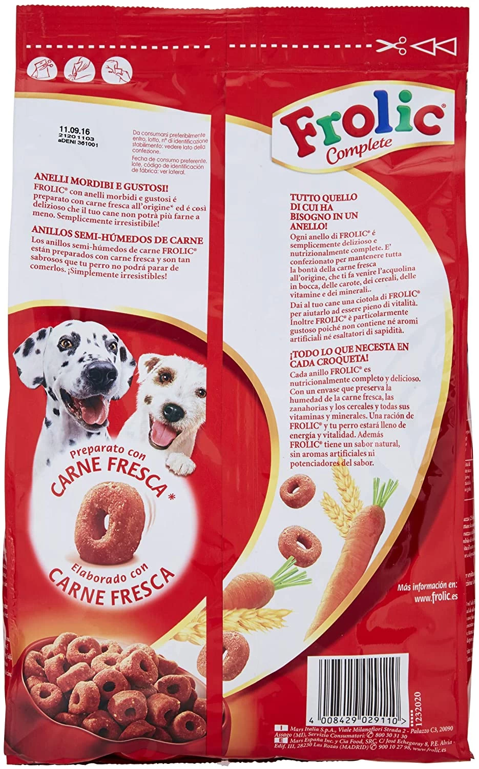 Frolic Semi-wet Food For Adult Dogs Ox Flavor 4 Frolic Semi-wet Food For Adult Dogs Ox Flavor - Image 2