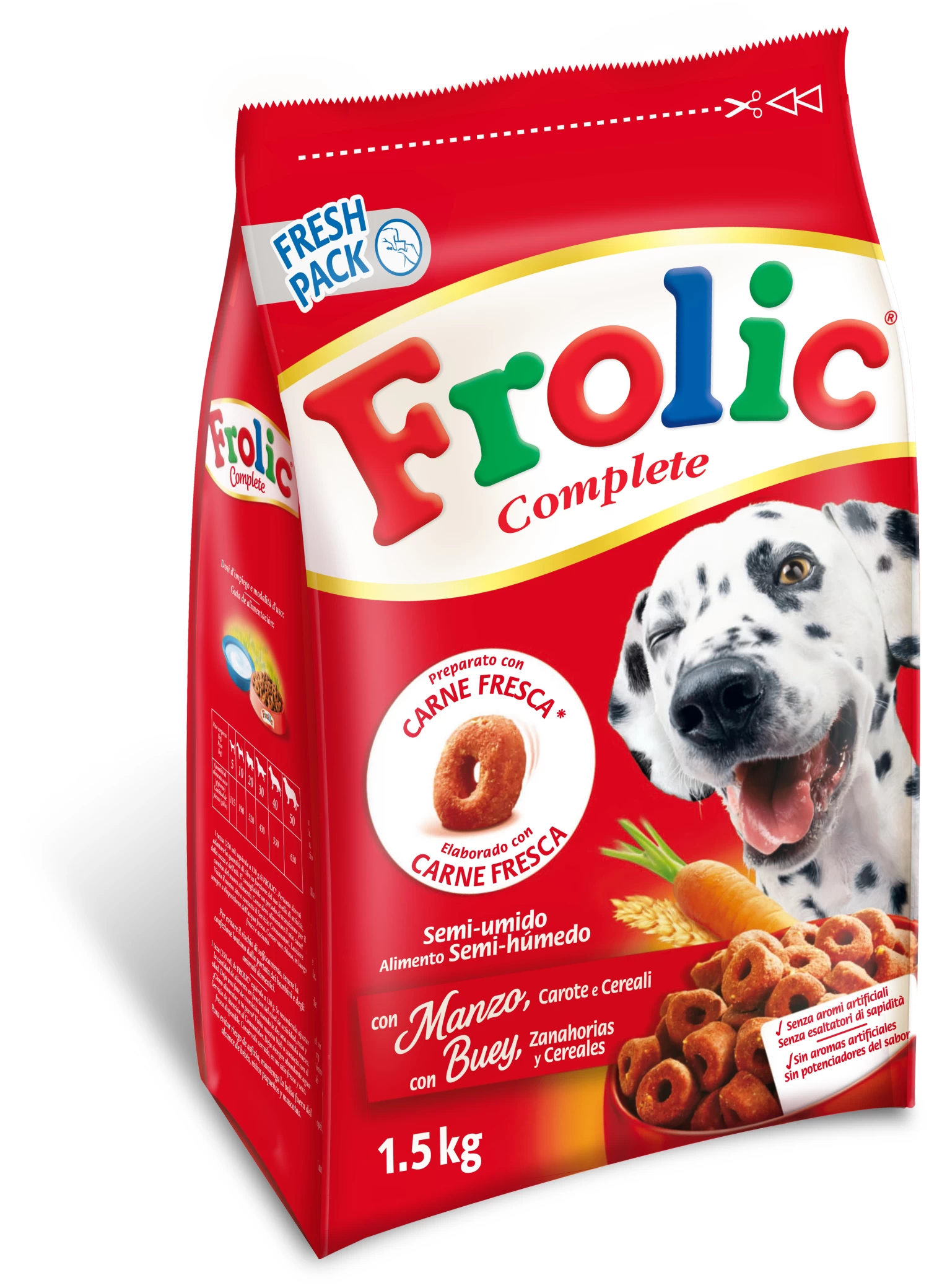 Frolic Semi-wet Food For Adult Dogs Ox Flavor 3 Frolic Semi-wet Food For Adult Dogs Ox Flavor