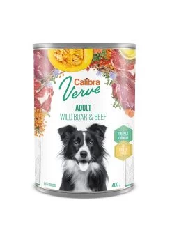 Calibra Verve Grain Free Adult Wild Boar And Beef Wet Food For Dogs