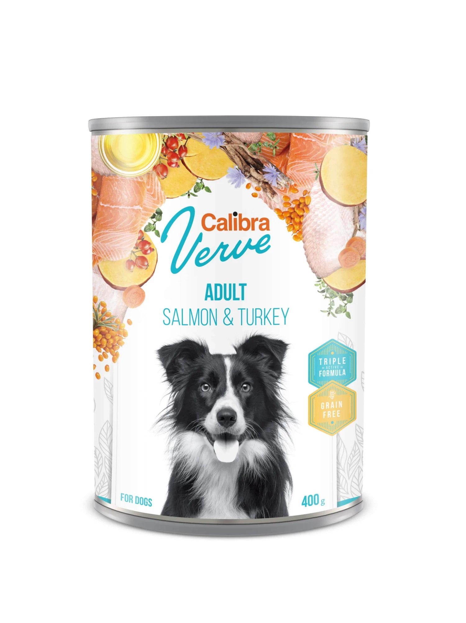 Calibra Verve Grain Free Adult Salmon And Turkey Wet Food For Dogs 3 Calibra Verve Grain Free Adult Salmon And Turkey Wet Food For Dogs