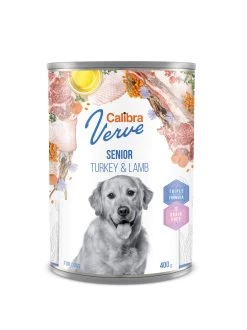 Calibra Verve Grain Free Senior Turkey And Lamb Wet Food For Dogs