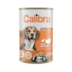 Calibra Turkey, Chicken And Pasta In Jelly Wet Food For Dogs