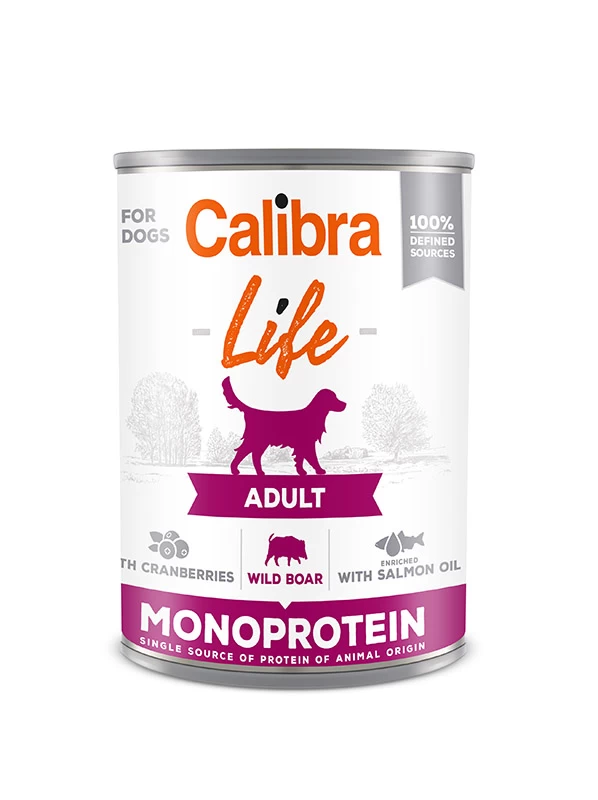 Calibra Life Adult Wild Boar And Blueberry Wet Food For Dogs 3 Calibra Life Adult Wild Boar And Blueberry Wet Food For Dogs