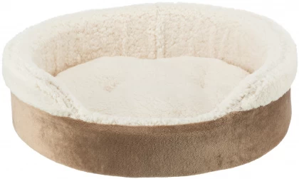 Trixie Beige And Brown Oval Cosma Oval Dog Bed 4 Trixie Beige And Brown Oval Cosma Oval Dog Bed - Image 2