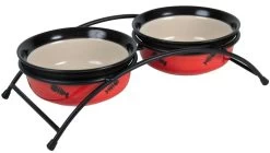 Trixie Eat On Feet Double Feeder And Drinker