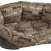 Ferplast Cittes Oval Plastic Oval Bed With Cushion