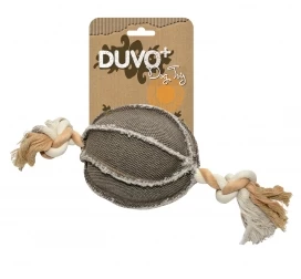 Duvo Plus Canvas Dog Toy Ball With Cord 3 Duvo Plus Canvas Dog Toy Ball With Cord