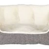 Trixie Davin Oval Cream And Gray Oval Bed For Dogs