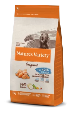 Nature's Variety Pienso Original Grain Free De Salmón Para Perros Adultos Medium