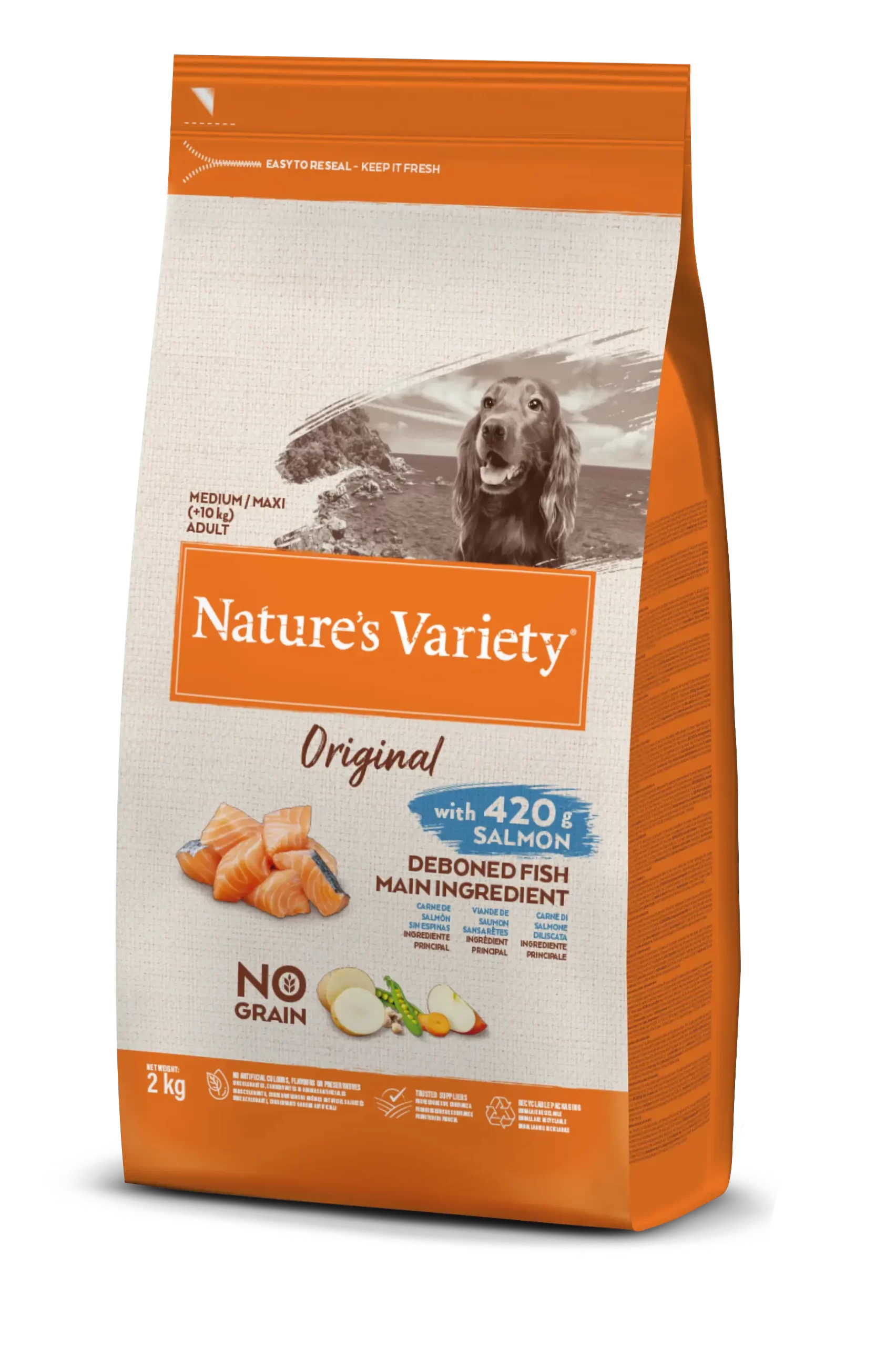 Nature's Variety Pienso Original Grain Free De Salmón Para Perros Adultos Medium 3 Nature's Variety Pienso Original Grain Free De Salmón Para Perros Adultos Medium