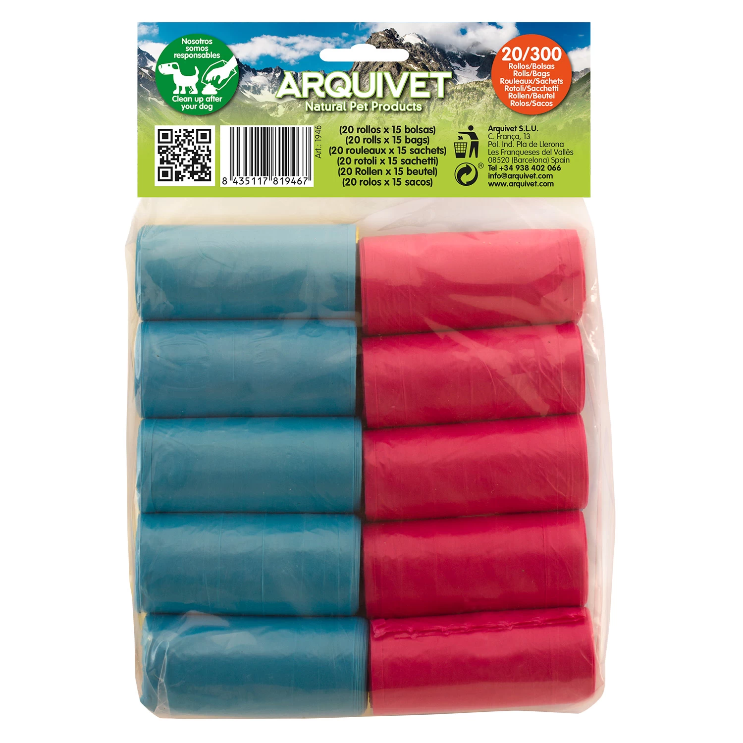 Arquivet Colored Dog Droppings Replacement Bags 8 Arquivet Colored Dog Droppings Replacement Bags - Image 6