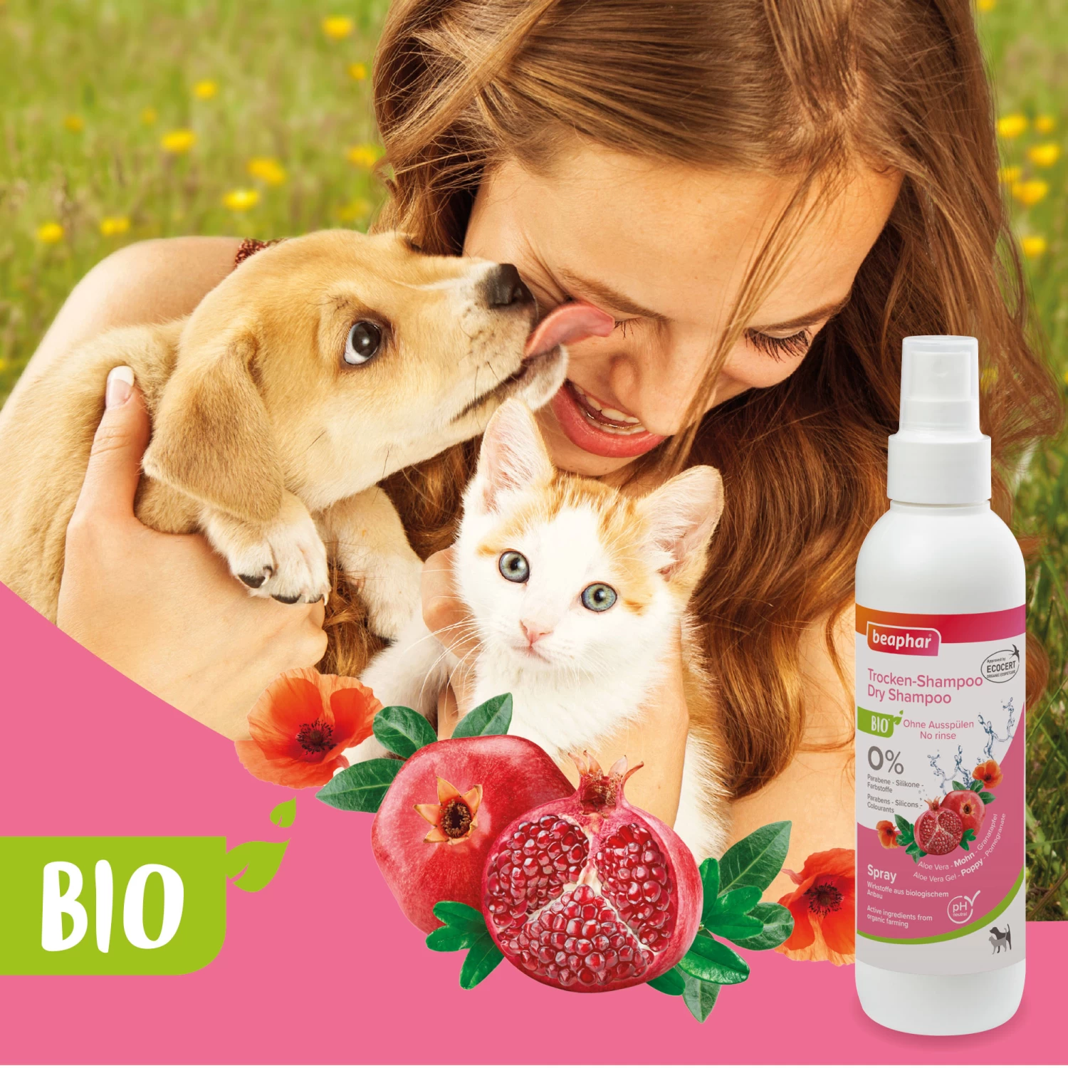 Beaphar Bio Dry Shampoo Spray For Dogs And Cats 4 Beaphar Bio Dry Shampoo Spray For Dogs And Cats - Image 2