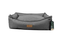 Gloria Pets Monforte Rectangular Gray Bed For Dogs