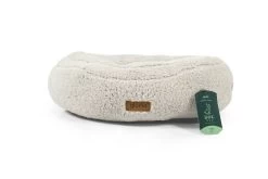 Gloria Pets Tarifa Round White Bed For Dogs