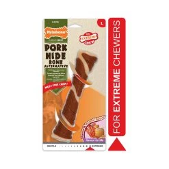 Nylabone Ec Porkhide Bone Bacon & Pb -Dog Supplies Sale Store JU01724 2 637e3752413c5