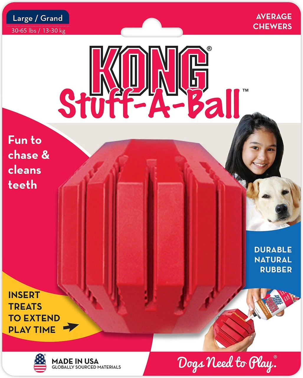 KONG Stuff-a-Ball, Treat Dispensing Toy 7 KONG Stuff-a-Ball, Treat Dispensing Toy - Image 5