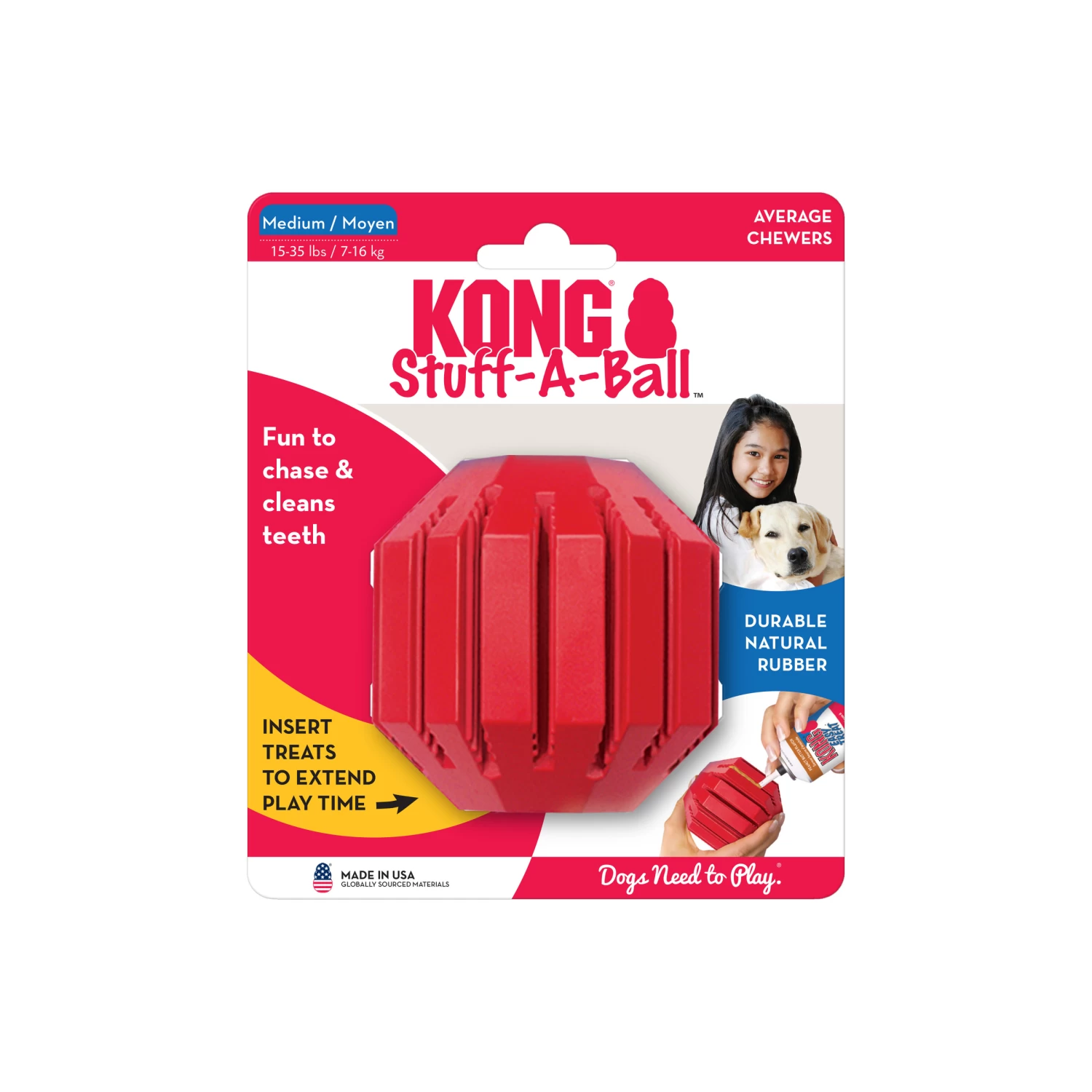 KONG Stuff-a-Ball, Treat Dispensing Toy 8 KONG Stuff-a-Ball, Treat Dispensing Toy - Image 6