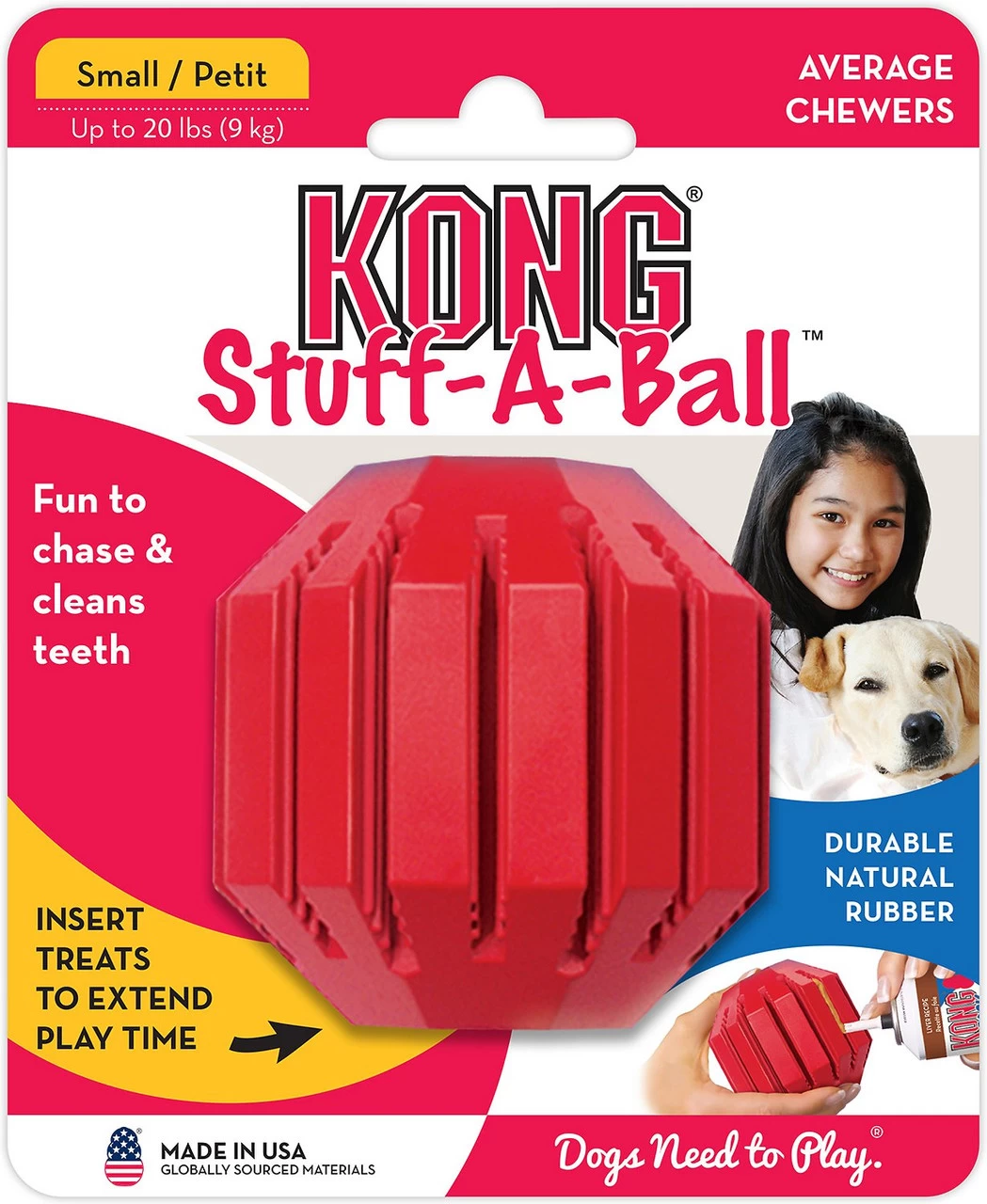 KONG Stuff-a-Ball, Treat Dispensing Toy 6 KONG Stuff-a-Ball, Treat Dispensing Toy - Image 4