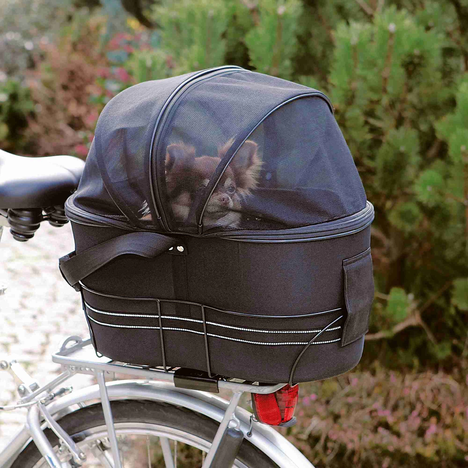 Trixie Bicycle Bag, 48 × 29 × 42cm, Black 5 Trixie Bicycle Bag, 48 × 29 × 42cm, Black - Image 3