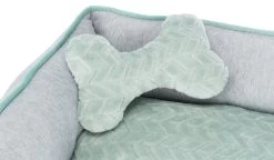 Trixie Junior Square Bed Gray And Mint Green 10 Trixie Junior Square Bed Gray And Mint Green -Dog Supplies Sale Store PHO PRO DET CLIP 38250 1