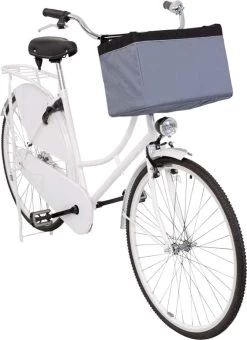 Trixie Front Bicycle Bag Gray