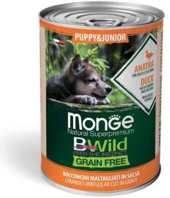 Pack 6 Monge Bwil Puppy Duck Grain Free
