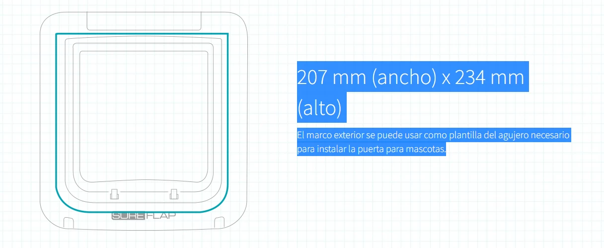 Sure Petcare SureFlap Door With Microchip Connect 10 Sure Petcare SureFlap Door With Microchip Connect - Image 8