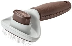 Hunter Self-Cleaning Button Brush For Long & Short Hair