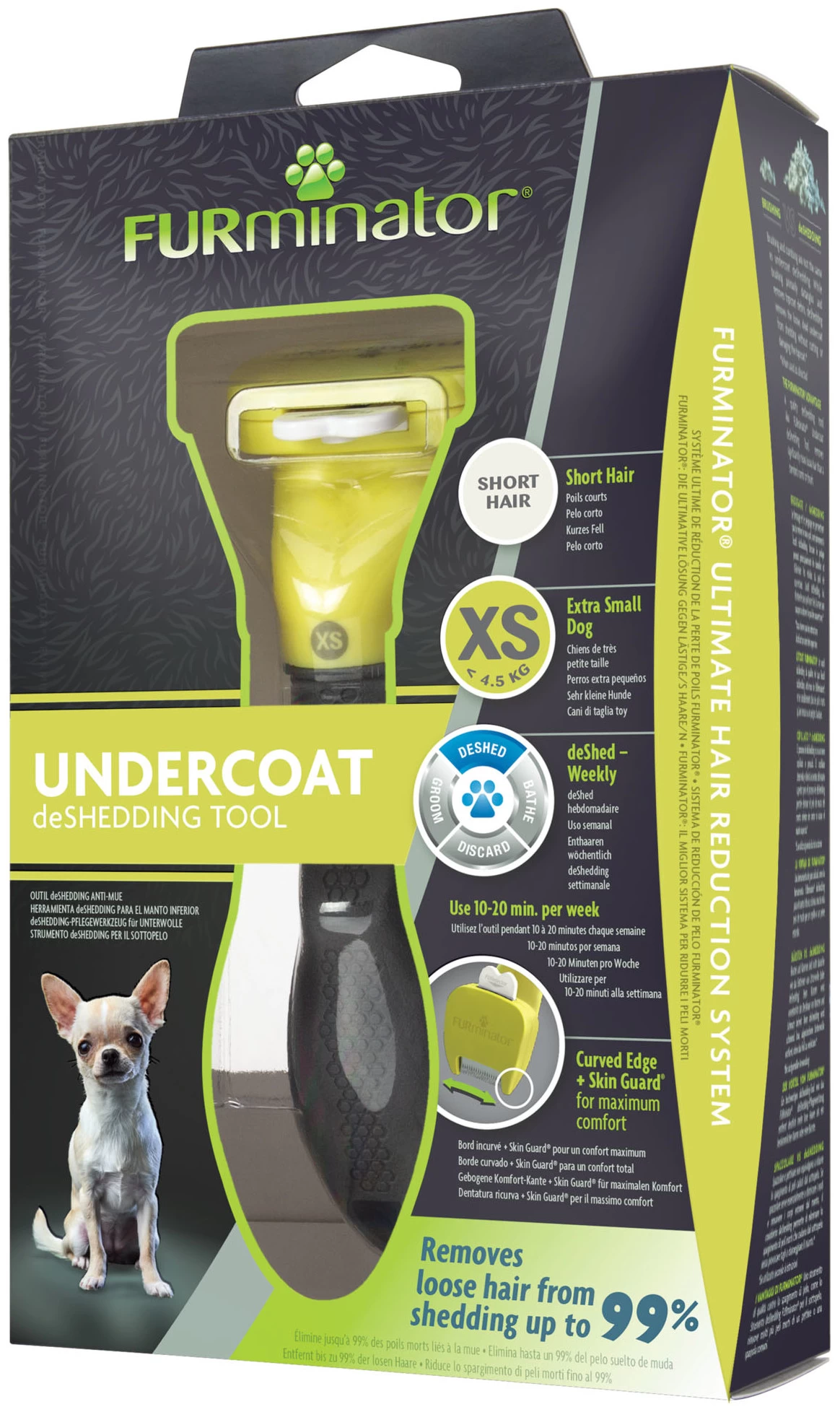 FURminator Toy Shorthair Brush For Toy Dogs 10 FURminator Toy Shorthair Brush For Toy Dogs - Image 8