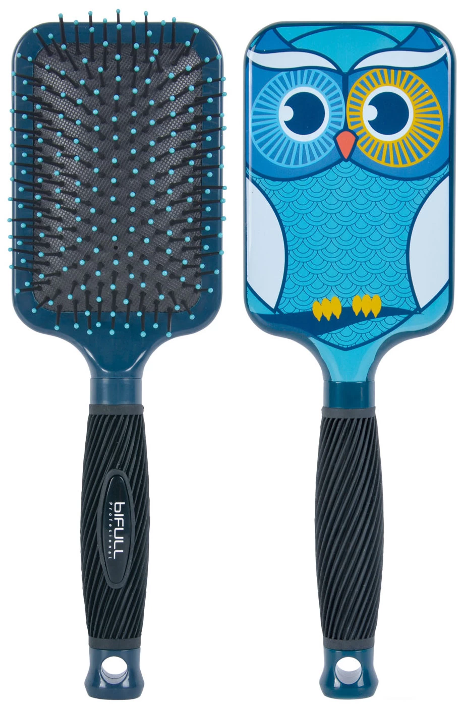 Bifull Blue Owl Rake Brush 3 Bifull Blue Owl Rake Brush