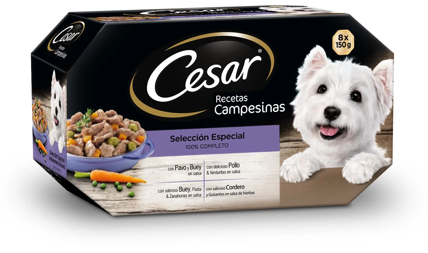 Cesar Wet Food For Dogs Multipack Country Recipes In Sauce 5 Cesar Wet Food For Dogs Multipack Country Recipes In Sauce - Image 3
