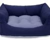 Yagu Rectangular Comfort Canvas Rectangular Cot Grey & Marine -Dog Supplies Sale Store cuna confort loneta t 6 1