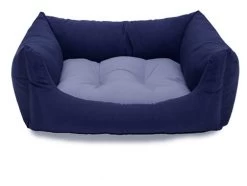 Yagu Rectangular Comfort Canvas Rectangular Cot Grey & Marine