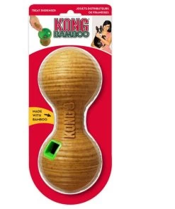 KONG Bamboo Candy Dispenser -Dog Supplies Sale Store dispensador de golosinas bambu 2