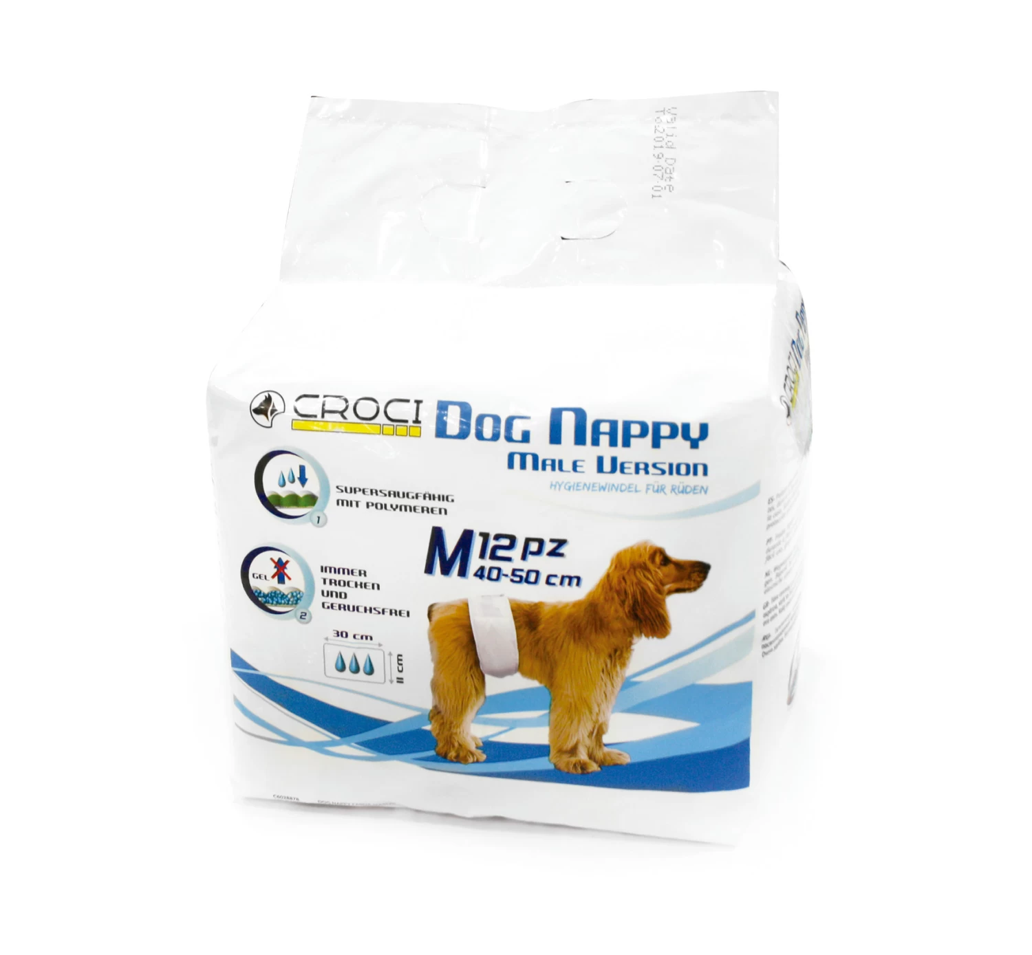 Nayeco Male Dogs Dog Diapers Nappy XL 4 Nayeco Male Dogs Dog Diapers Nappy XL - Image 2