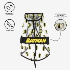 For Fan Pets Adjustable Raincoat Batman For Dogs -Dog Supplies Sale Store for fan pets impermeabile batman licenza ufficiale dc comics 4 600x600 6220e36fc577b 627b6a2f1099d