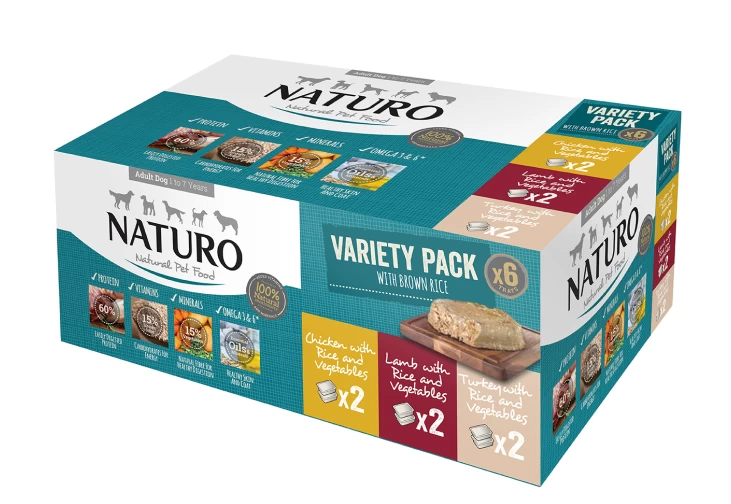 Naturo Adult Multipack Adult Wet Dog Food 3 Naturo Adult Multipack Adult Wet Dog Food