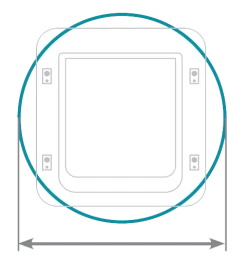 Sure Petcare SureFlap Door With Microchip Connect 31 Sure Petcare SureFlap Door With Microchip Connect -Dog Supplies Sale Store pet door glass mounting dimensions4 62b9b79276267