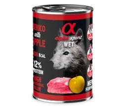Pack 6 Alpha Spirit Pork And Yellow Apple Wet Meal For Dogs