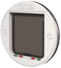 Pet Mate Puerta Acceso Redonda Cristal