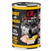Pack 6 Alpha Spirit Rabbit With Banana Wet Dog Food -Dog Supplies Sale Store rabbit banana 2 720x 63a42b15a38ff