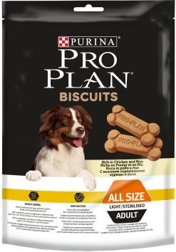 Pack 4 Pro Plan Adult Biscuit Light Chicken And Rice