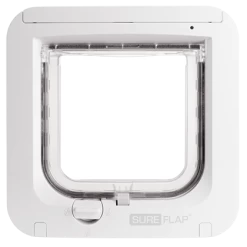 Sure Petcare SureFlap Pet Door White -Dog Supplies Sale Store sureflap microchip cat flap front white 628f4563f296e